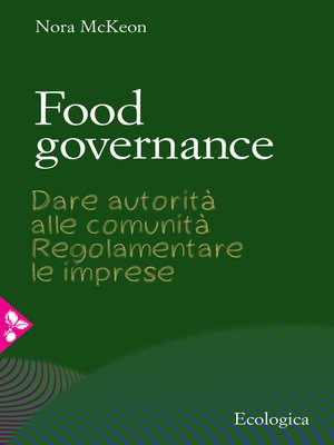 cover image of Food governance